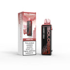 Solobar cherry cola vape device with packaging on a white background
