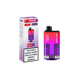 Crystal Prime Aura Bar Twist 25000 Puffs Disposable Vape
