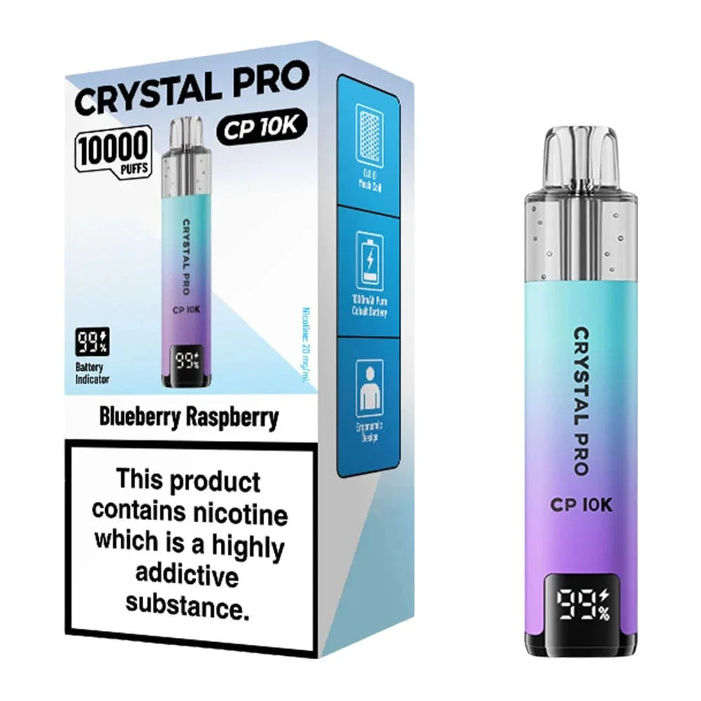 Crystal Pro CP 10K flavours disposable vape
Crystal Pro CP 10K fruit and ice flavours