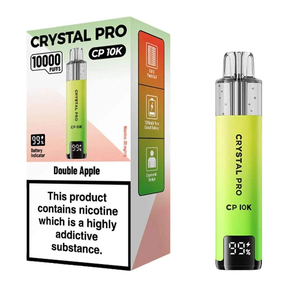 Crystal Pro CP 10K flavours disposable vape