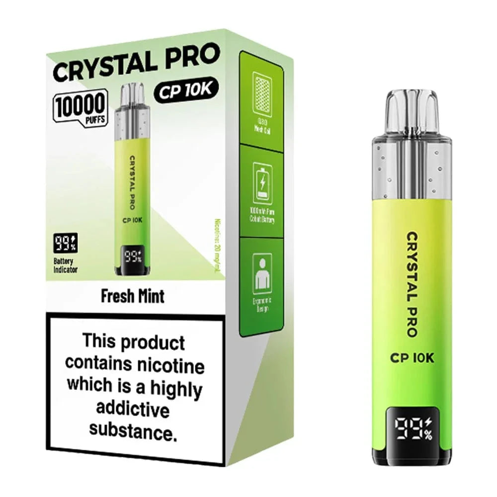 Crystal Pro CP 10K fruit and ice flavours