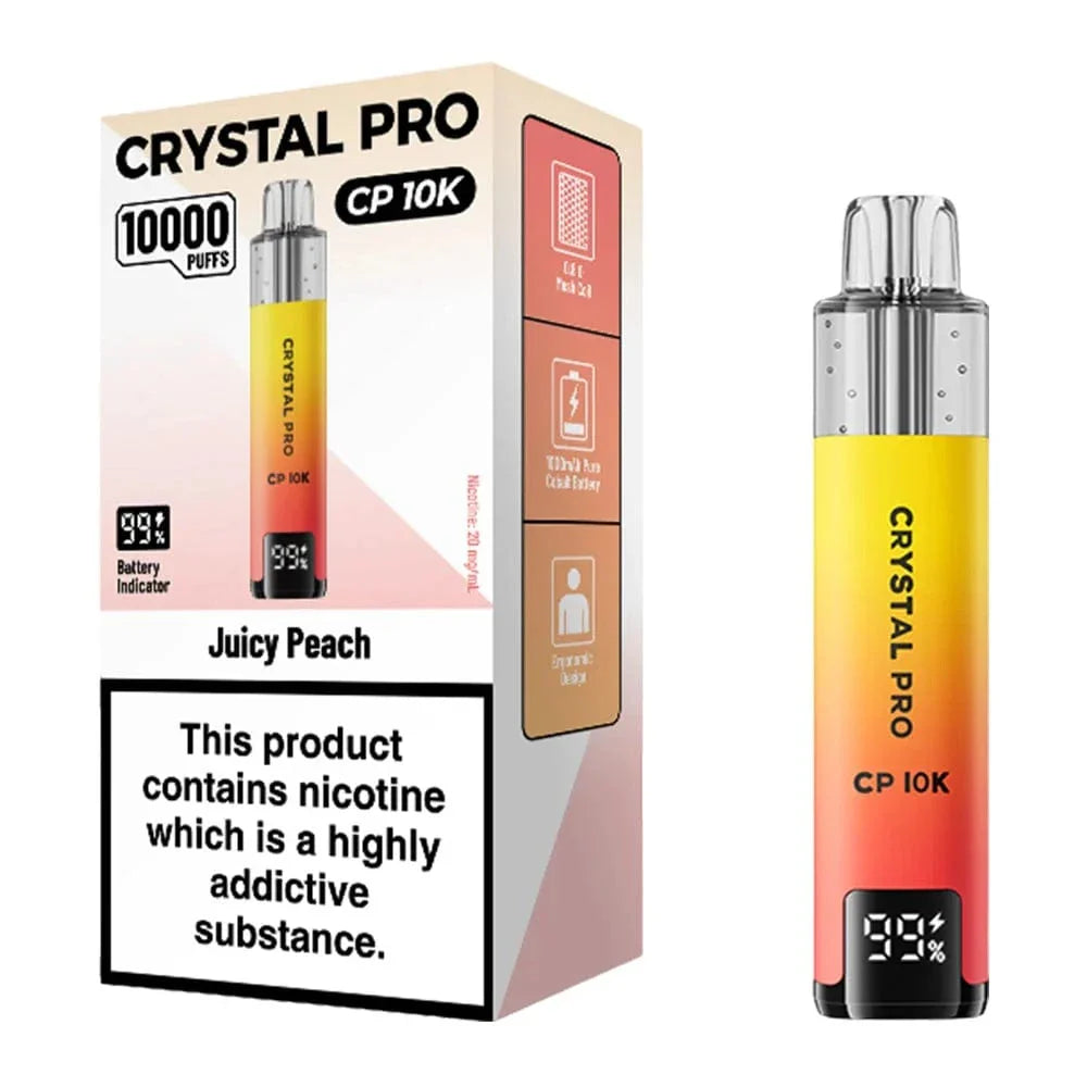 Crystal Pro vape UK high puff disposable device