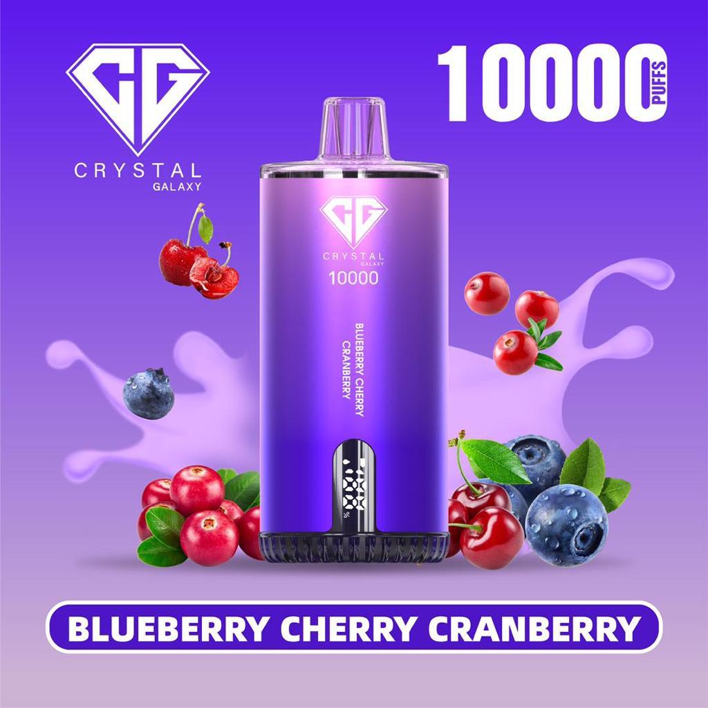 10000 puff vape in Blueberry Cherry Cranberry flavour