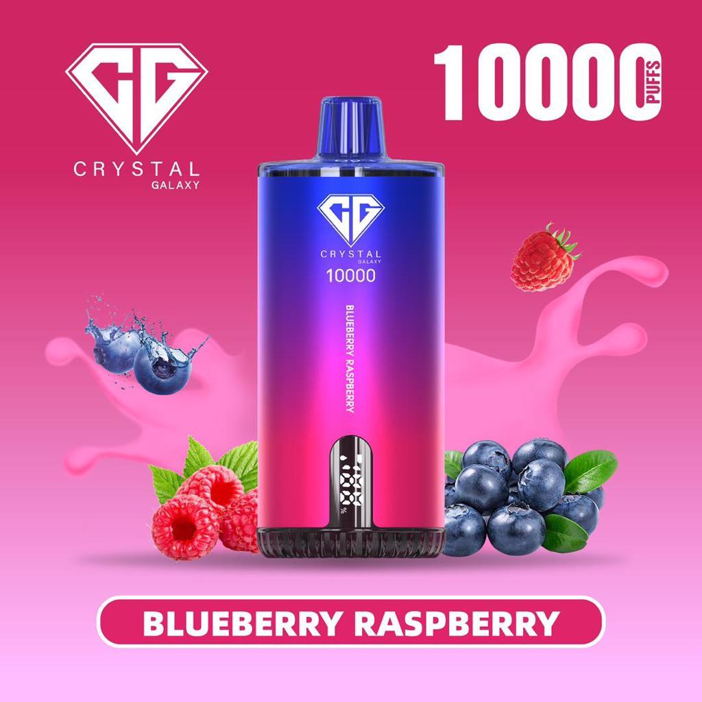 Blueberry Raspberry Crystal Galaxy 10000 Puffs Vape