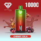 Cherry cola flavoured Crystal Galaxy vape with 10,000 puffs