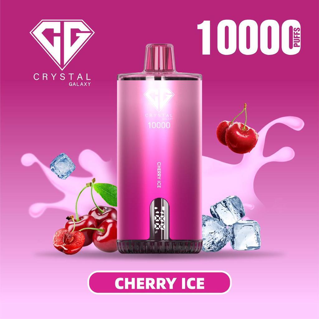 Cherry Ice vape with 10000 puffs by Crystal Galaxy