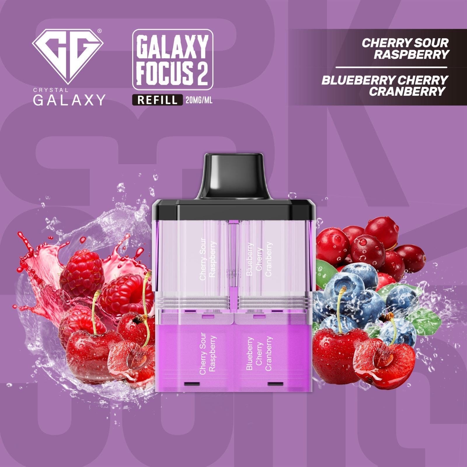 Crystal Galaxy Focus 2 30K refill pods from £5.96