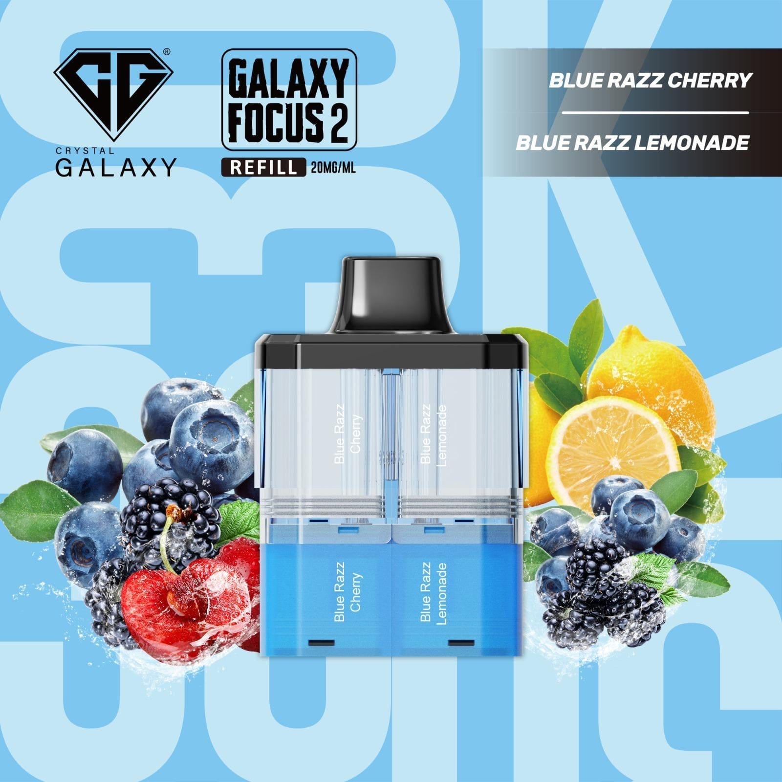 Crystal Galaxy Focus 2 tobacco pods