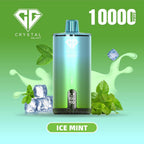 Ice mint flavoured Crystal Galaxy vape with 10,000 puffs