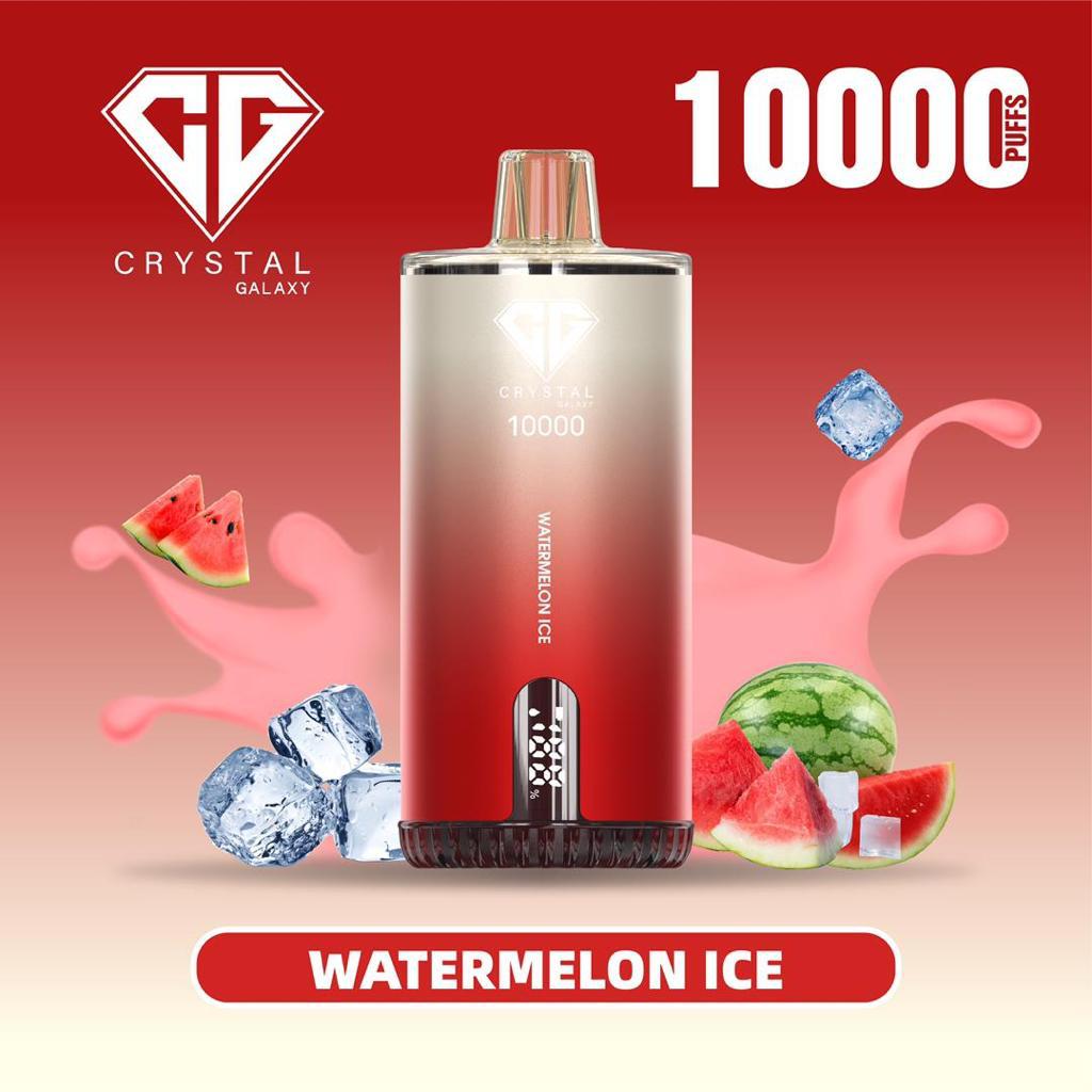 Watermelon Ice vape with 10000 puffs by Crystal Galaxy