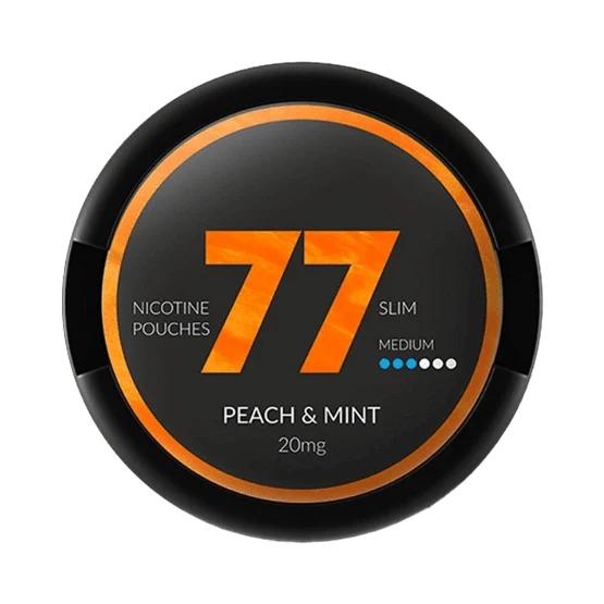 77 Nicotine Pouches Slim Medium 20mg (SNUS)