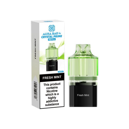 Crystal Prime Aura bar 10k Replacement Pods & Refill