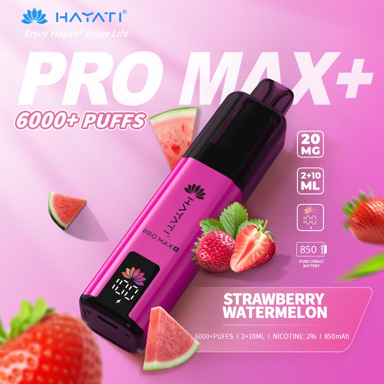 hayati pro max plus Strawberry Watermelon