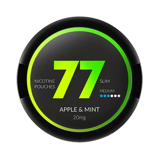 77 Nicotine Pouches Slim Medium 20mg (SNUS)