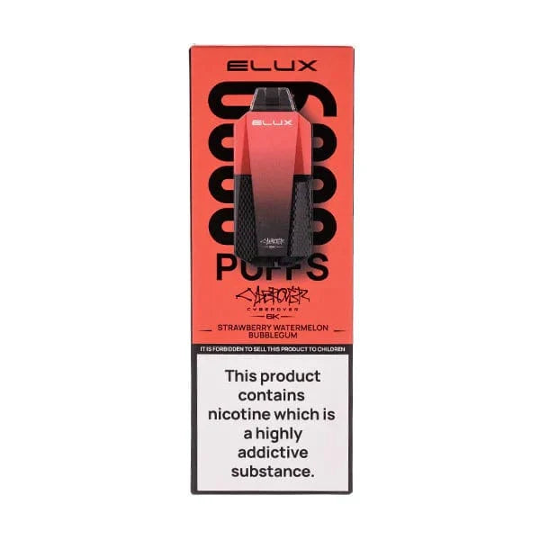 Elux Cyberover 6000 Puffs Disposable Vape Kit – Box of 10 (UK Edition)