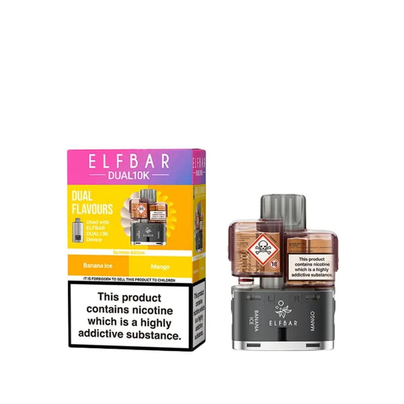 ElfBar Dual 10K vape kit pods long lasting UK