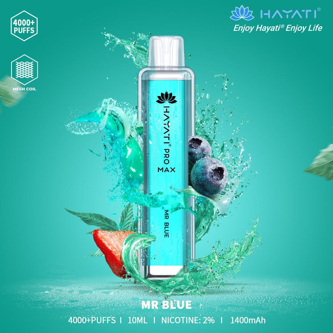 Hayati Pro Max 4000 Puffs Disposable Vape | 20mg Nic Salt | Vapess World UK