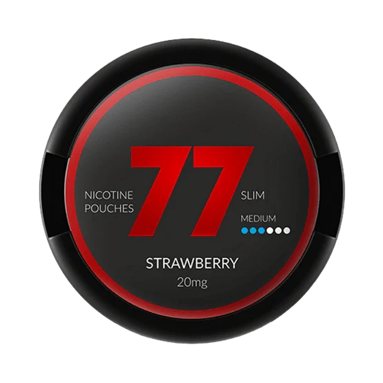 77 Nicotine Pouches Slim Medium 20mg (SNUS)