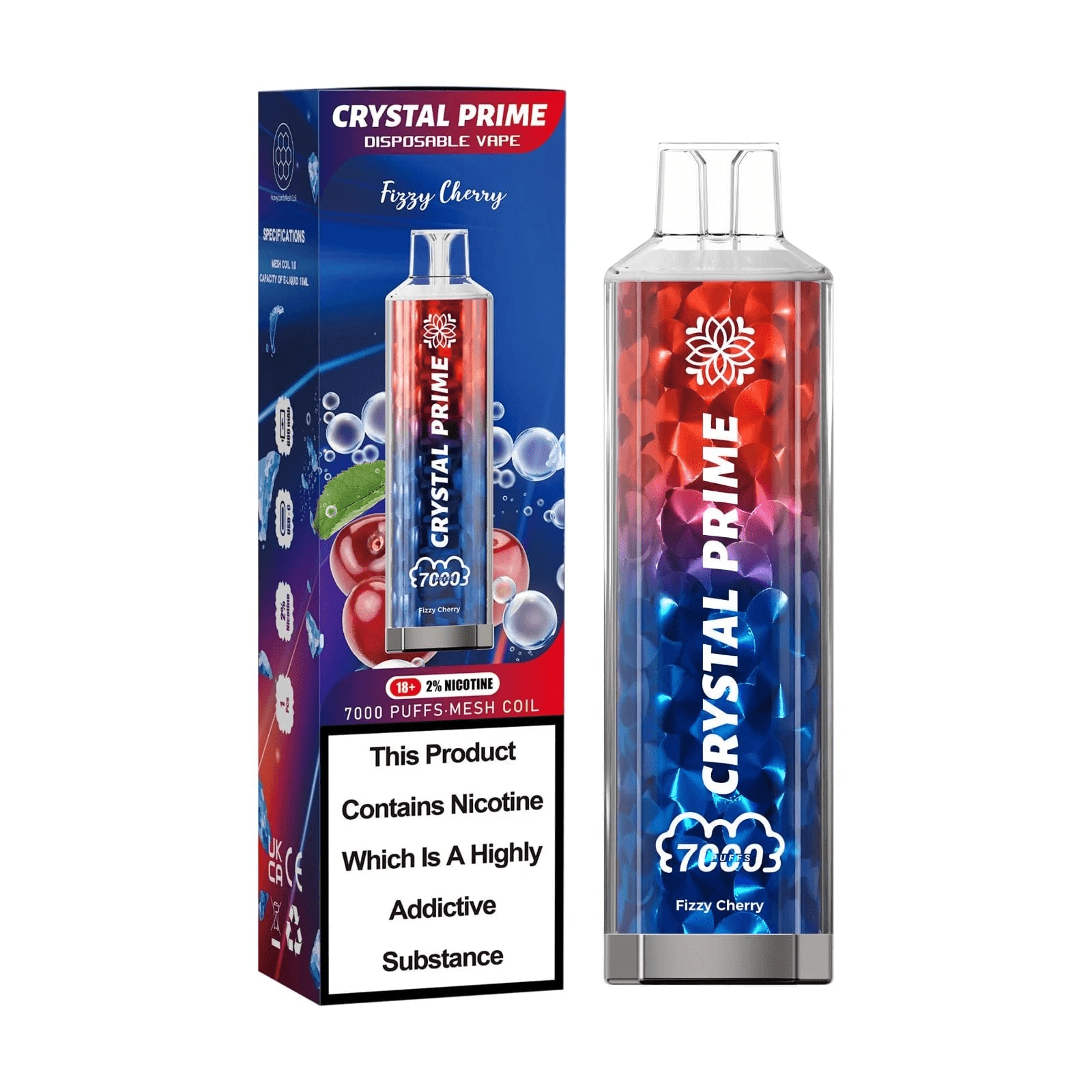 3D Crystal Prime 7000 Puffs