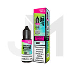 Vape liquid bottle and packaging with 'Ghost Salts' branding on a white background