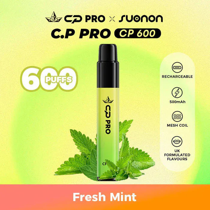 CP Pro CP600 Puffs Prefilled Pod Kit – 600 Puffs Rechargeable Vape Device