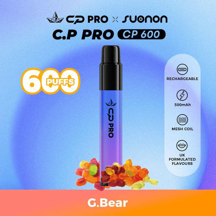 CP Pro CP600 Puffs Prefilled Pod Kit – 600 Puffs Rechargeable Vape Device