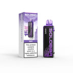 Solorad vape device and packaging on a white background