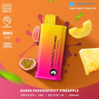 HAYATI  DUO MESH 7000+PUFFS  GUAVA  PASSIONFRUIT PINEAPPLE