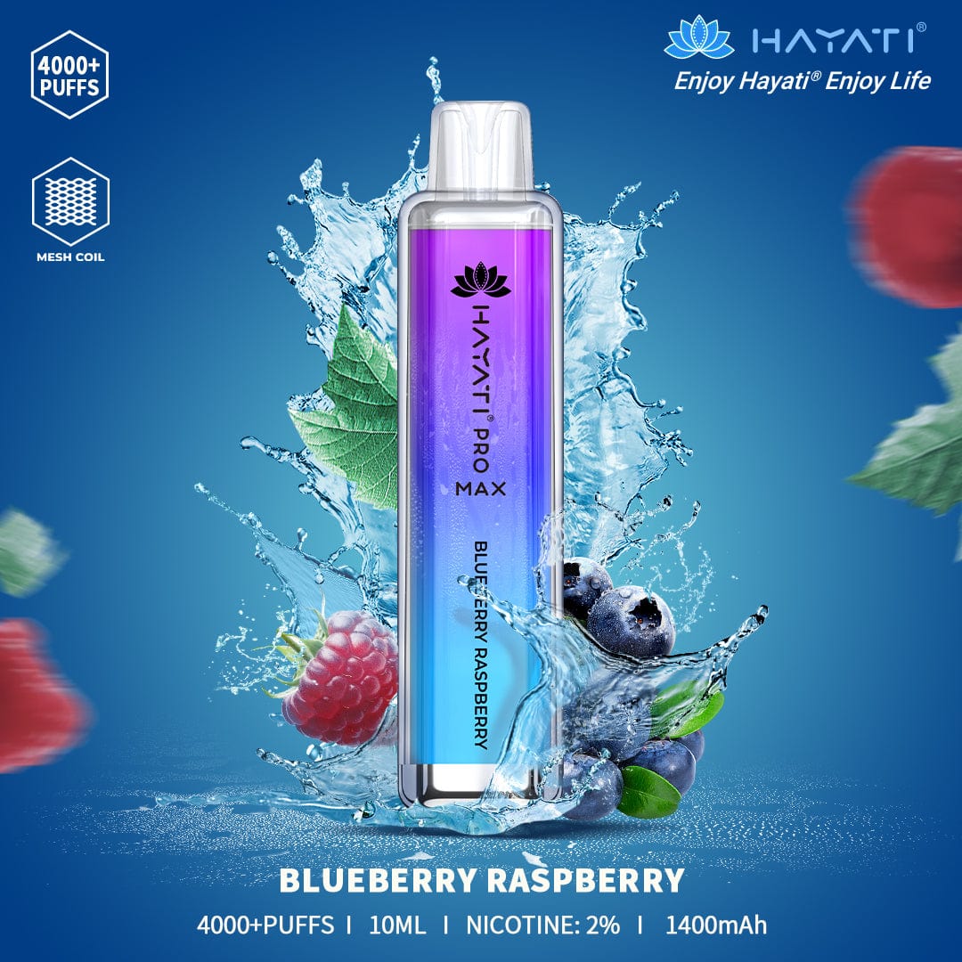 HAYATI_PRO_MAX_4000PUFFS_10ML_BLUEBERRY RASPBERRY
