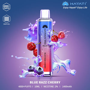 HAYATI_PRO_MAX_4000PUFFS_10ML BLUE RAZZ CHERRY