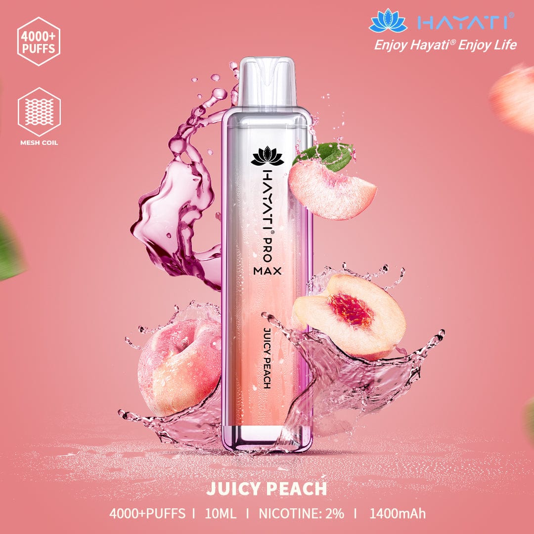 HAYATI_PRO_MAX_4000PUFFS_10ML_JUICY PEACH