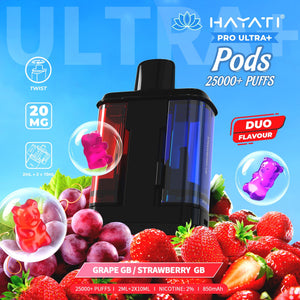 HAYATI_PRO_ULTRA_PODS_25000PUFFS_GRAPE GB STRAWBERRY GB