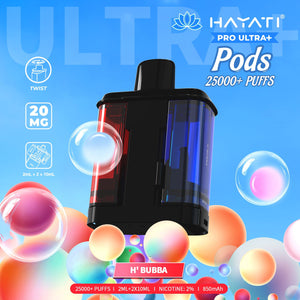 HAYATI PRO ULTRA PODS 25000PUFFS H BUBBA