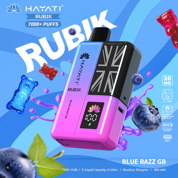 HAYATI_RUBIK_7000PUFF_BLUERAZZ GB