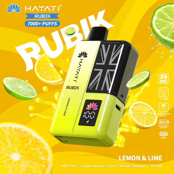 HAYATI_RUBIK_7000PUFF_LEMON LIME