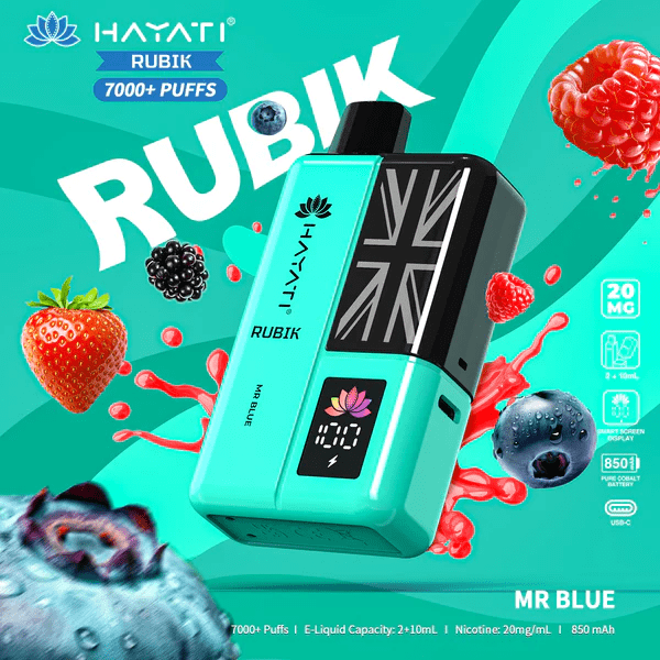 HAYATI_RUBIK_7000PUFF_MR BLUE