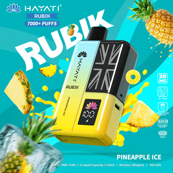 HAYATI_RUBIK_7000PUFF_PINEAPPLE ICE