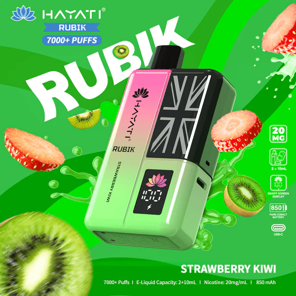 HAYATI_RUBIK_7000PUFF_STRAWBERRY KIWI