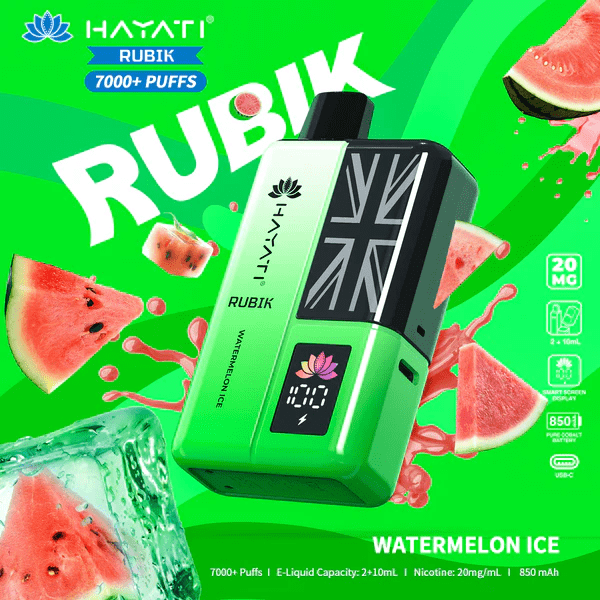 HAYATI_RUBIK_7000PUFF_WATERMELON ICE