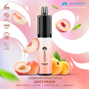 HAYATI_TWIST_5000_PUFF_2_10ML_JUICY PEACH