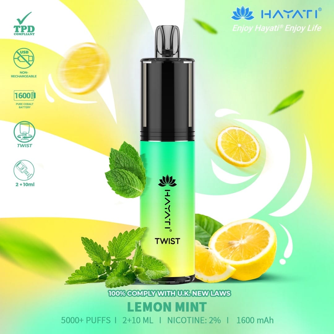 \HAYATI_TWIST_5000_PUFF_2_10ML_LEMON MINT