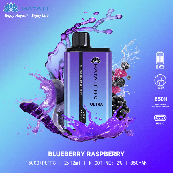 Hayati Pro Ultra 15000 Puffs Disposable Vape 