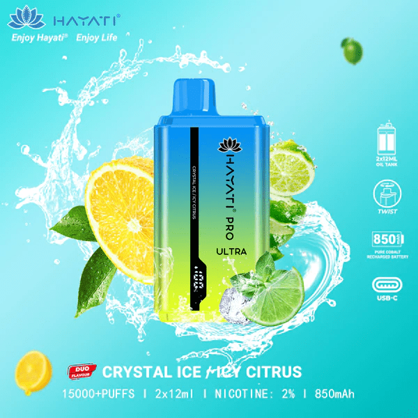 Hayati Pro Ultra 15000 Puffs Disposable Vape 