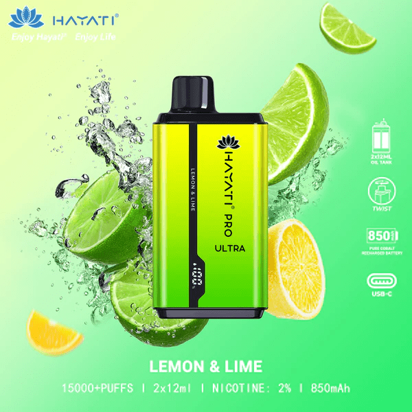 Hayati Pro Ultra 15000 Puffs Disposable Vape 