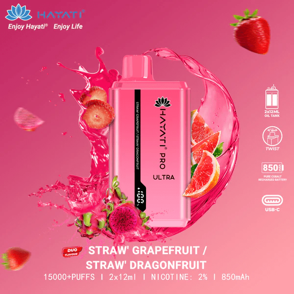 Hayati Pro Ultra 15000 Puffs Disposable Vape 