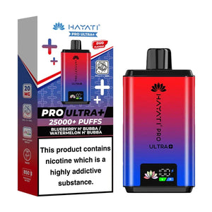 Hayati_Pro_Ultra_Plus_25000_Puffs BLUEBERRY H BUBBA WATERMELON  H BUBBA