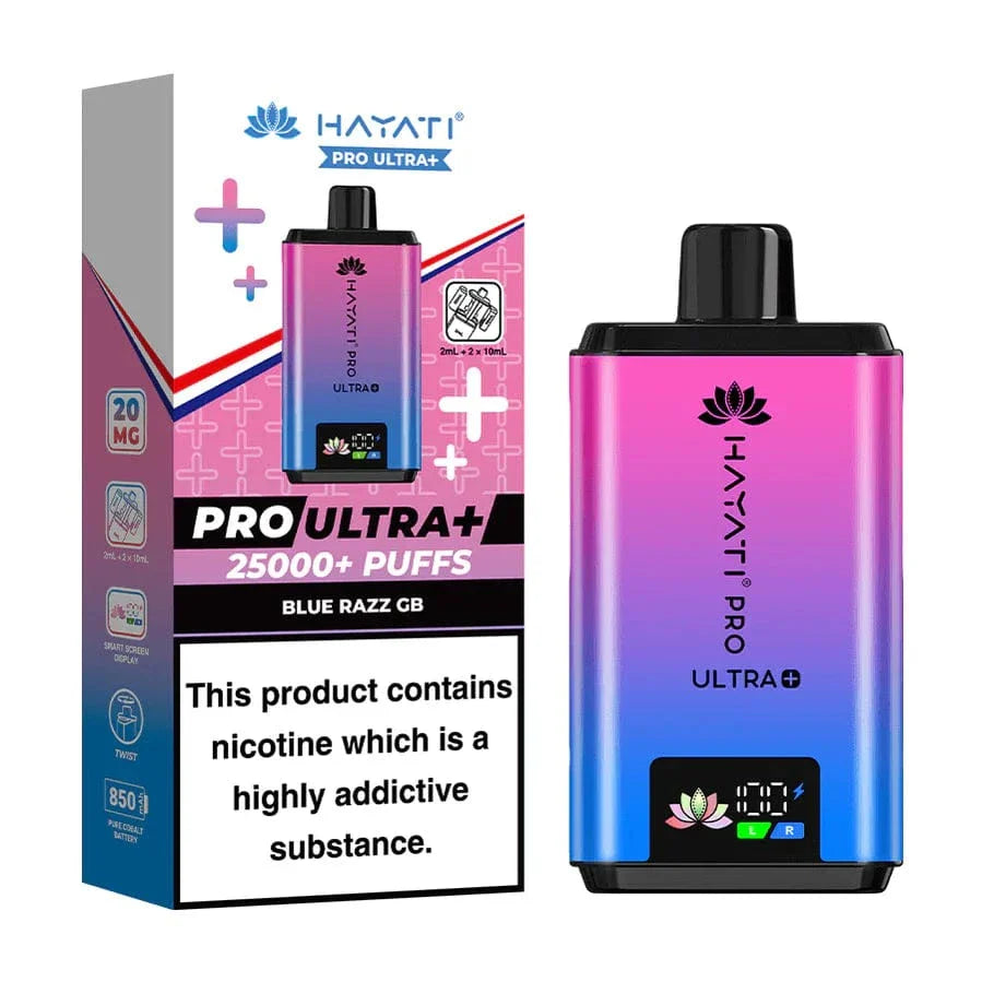 Hayati_Pro_Ultra_Plus_25000_Puffs BLUE RAZZ GB