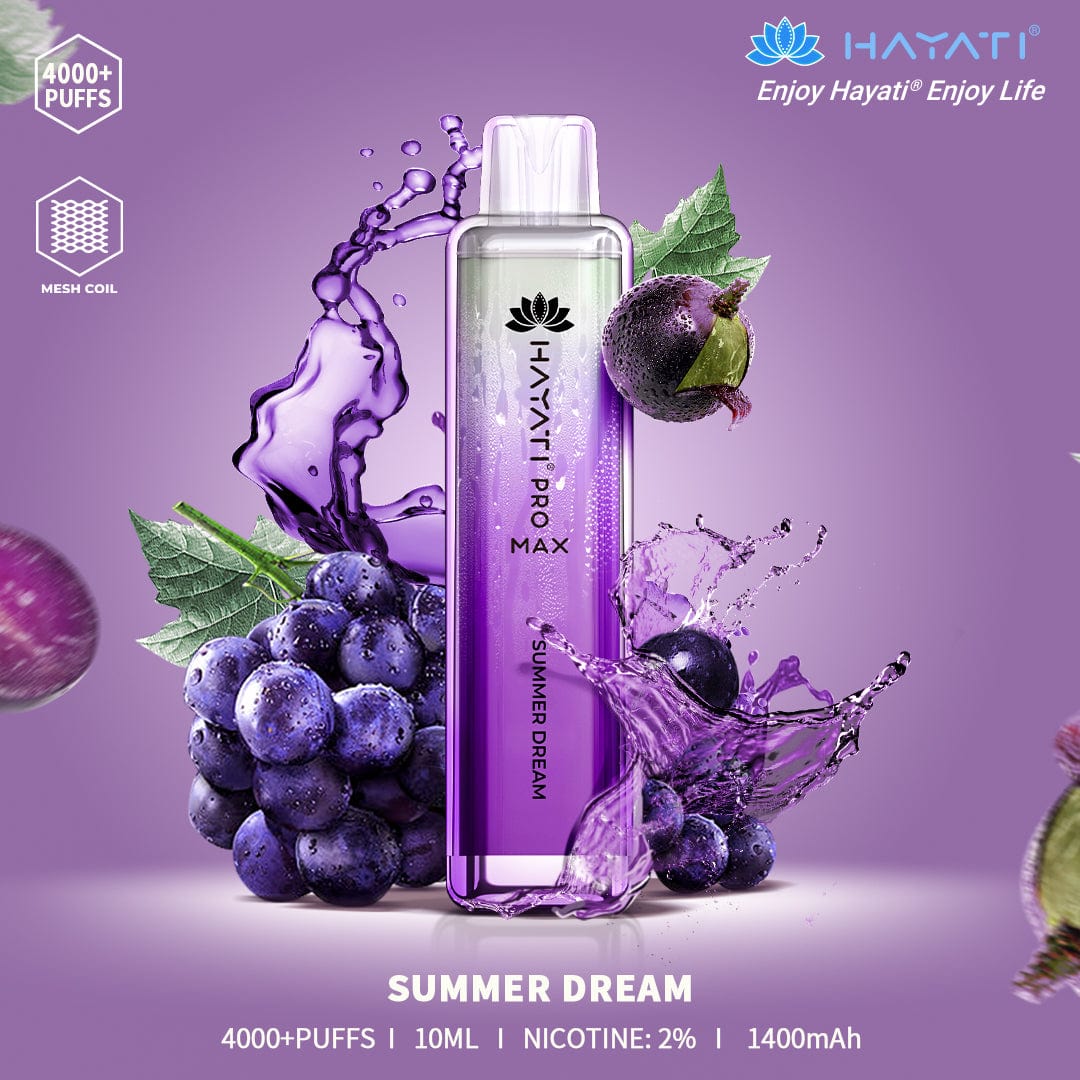 Hayati pro max 4000puffs 10ml summer dream