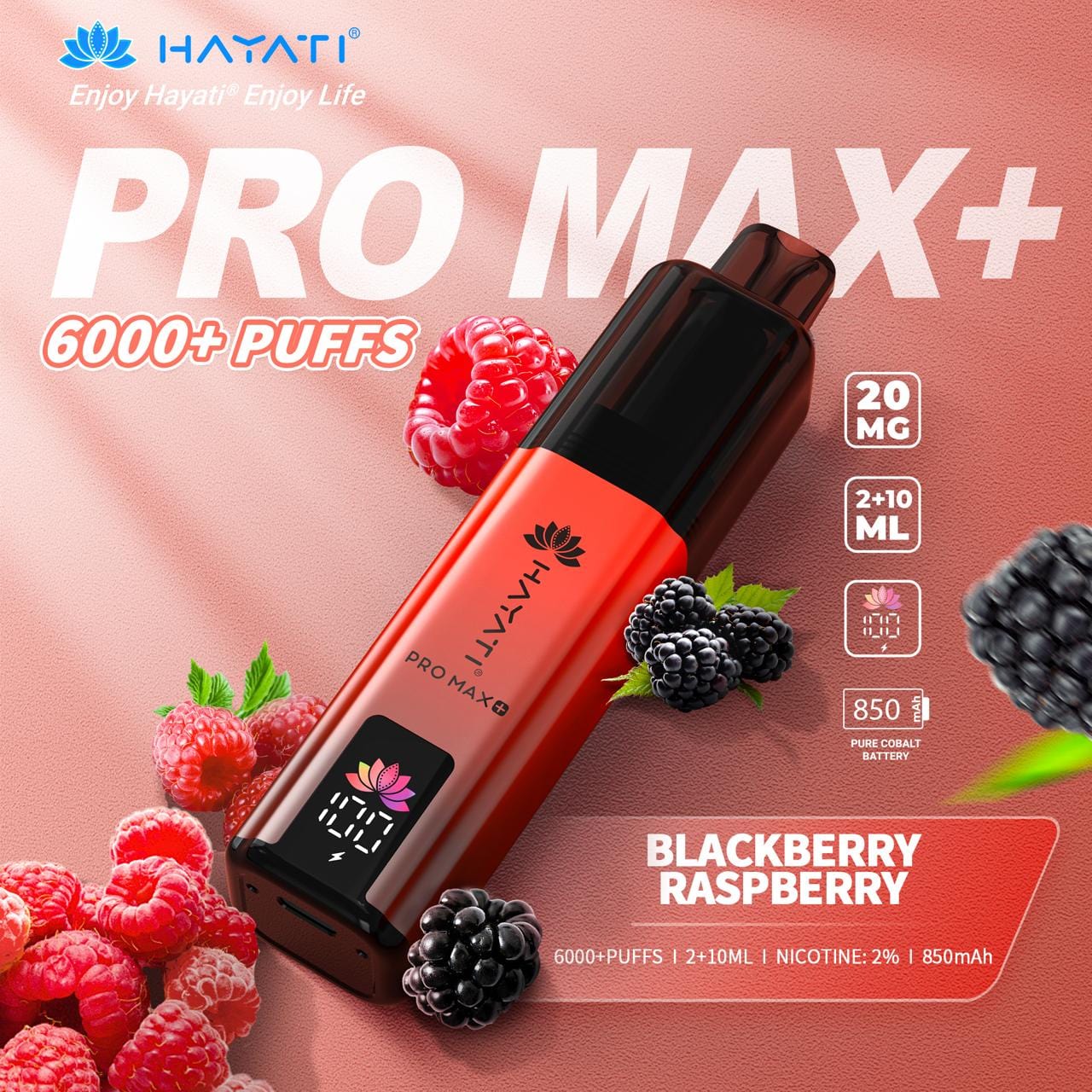Hayati_pro_max_600_puff_Blackberry RASPBERRY