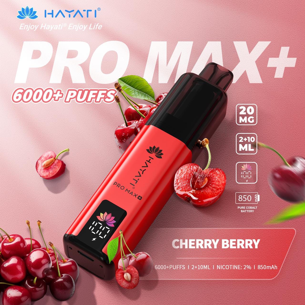 Hayati_pro_max_600_puff_CHERRY BERRY